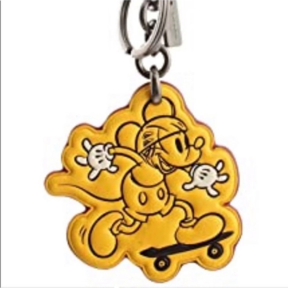 COACH LIMITED EDITION X- DISNEY Mickey Mouse KEY Fob Bag CHARM - Picture 5 of 5